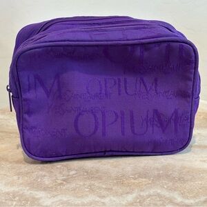 Vintage Yves Saint Laurent Opium zip around cosmetic bag